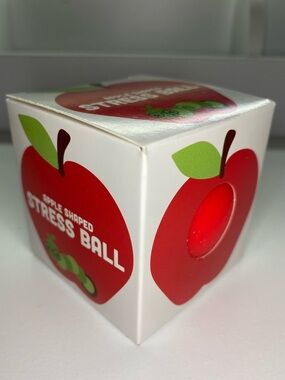 Apple-Shaped Stress Ball Party Favor - Red